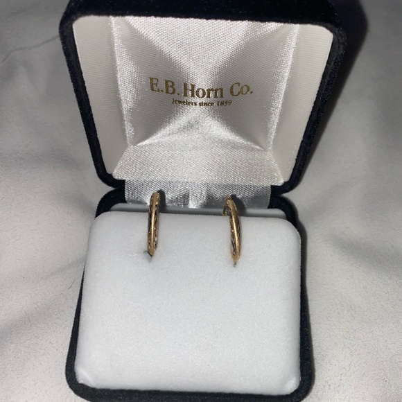 Gold & silver beautiful hoop earrings - Picture 7 of 7